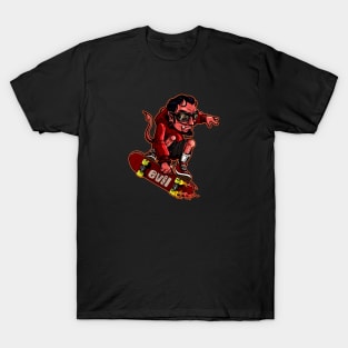 Devil Skateboarder T-Shirt